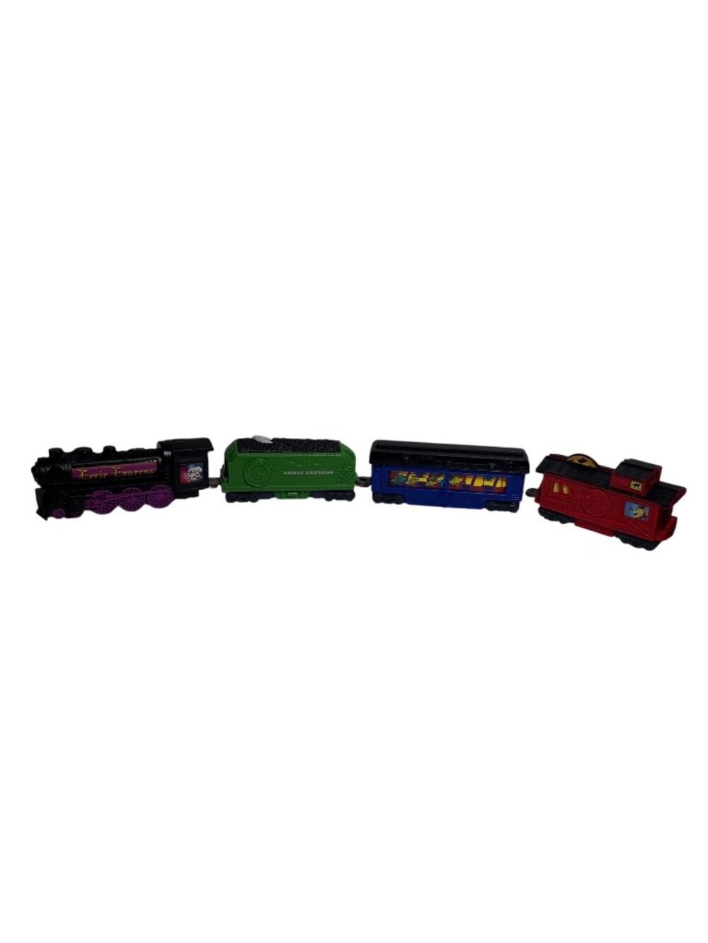 Lionel Eerie Express Halloween Themed Train Set 4 Piece Wendys Meal Toy